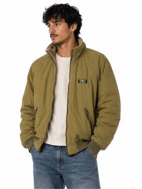 L.L. Bean Tan/Khaki Puffer Bomber Jacket